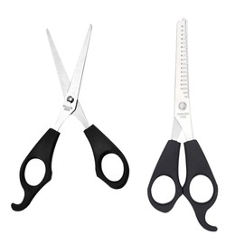 Ipetboom 2Pcs Professional Hair Cutting Scissors Hairdressing Trimmers for Use for Styles and Daily Grooming