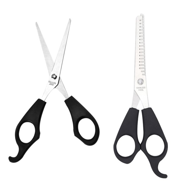 Ipetboom 2Pcs Professional Hair Cutting Scissors Hairdressing Trimmers for Use