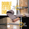 US Cargo Control Double-Fitted E-Track Ratchet Straps (4 Pack), 4,400