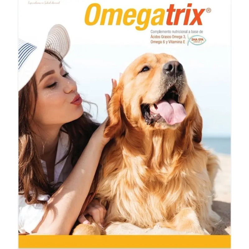 Omegatrix Suplemento Nutricional Perro Caps Omegas 3y6