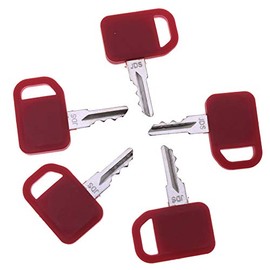 YIQI 5PCS T209428 Key for John Deere Skid-Steer Loader 260 280 313 315 318D 332 332D 332E CT322 CT332 323D 323E Skid-Steer Log 240