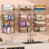 5 Tier Extra Large Closet Hanging Organizer with 5 Dividers,16.5"L
