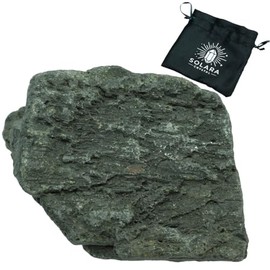 Solara Crystal | Raw Healing Crystals – Natural Amethyst, Quartz, Citrine & More | Chakra Balancing, Meditation, Energy Cleansing, Spiritual Decor, Gift Bag Included (Black Tourmaline)