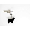 Tibetan Terrier Keychain Silhouette