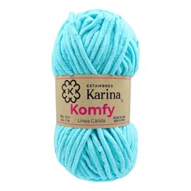 Estambre Afelpado Komfy Ovillo De 100grs C/u Estambres Erika
