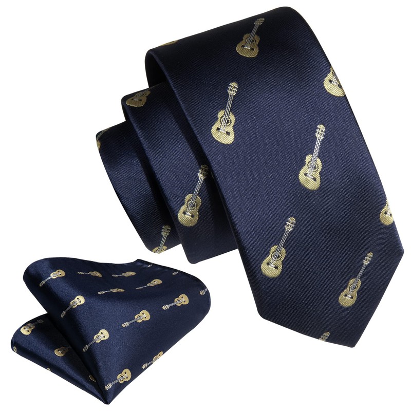 Barry.Wang Corbata para niño de seda regular, diseño de rayas