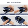 SEJOY PO6C Finger Pulse Oximeter w Alarm, Check SpO2 Heart
