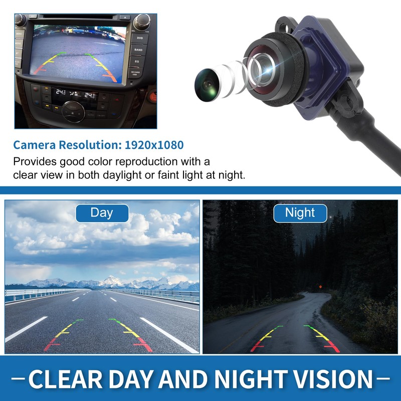 X AUTOHAUX Rear View Camera for Ram Promaster 1500 2500
