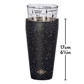 Gentlemen's Hardware GEN358 Bartender's Cocktail Shaker, 18/8 Stainless Steel