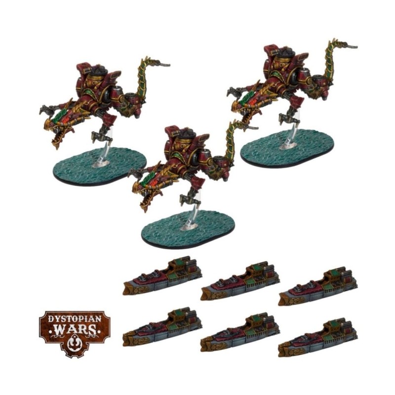 Dystopian Wars: Tianlong Battlefleet Set (EN)