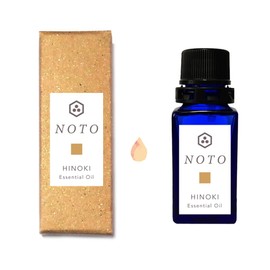 NOTO Hinoki Essential Oil, 0.3 fl oz (10 ml), Essential Aroma Oil, Domestic Cypress Essential Oil, Aroma Gift (Hinoki Essential Oil, 0.3 fl oz (10 ml)