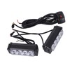 24W 12V 8LED Strobe Lights Bar High Brightness Warning Caution