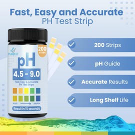 pH Test Strips for Urine & Saliva – 200 Easy-to-Use Strips for Fast, Accurate pH Testing at Home, Get Clear Acid-Alkaline Balance Results in Seconds, Perfect for Tracking Your Body's pH, 4.5-9.0 Range