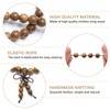 Miunpri Mala Beads 108 8mm, Buddhist Prayer Beads Bracelet Natural