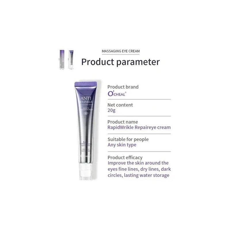 Crema Contorno Ojos Antiojeras Arrugas Rollerball Peptidos Todo Tipo De