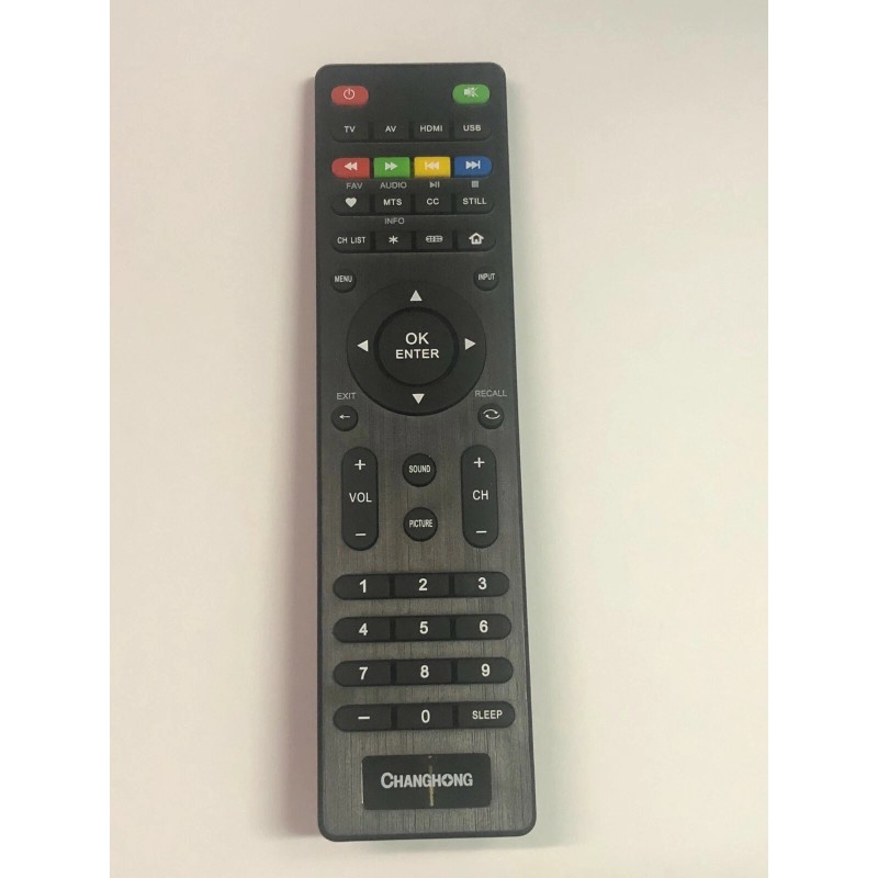 Changhong Remote Control LCD LED TV LED40YC1700UA LED42YC2000UA GCBLTV50U-C1