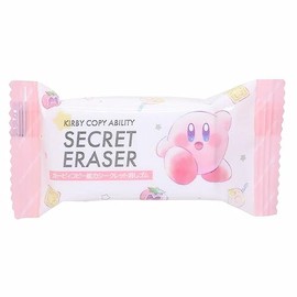 Camio Japan Kirby The Star Secret Eraser COPY ABILITY 6 Types, Random 1 Piece, Sold Individually *Pattern Not Selectable