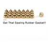 50PCS Brass Misting Nozzles for Outdoor Cooling System 0.012" Orifice