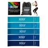 Resistance Bands By XOLY (Set of 5) Skin-Friendly Resistance Fitness