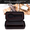Portable 2Slots Carbon Fiber Leather Watch Storage Box Case Wristwatch