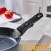 WUSJCOF Removable Pot Handle, Scald-Proof, Bakelite Pan Handle, Replacement Pan