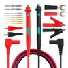 Micsoa Multimeter Test Leads Kit, Digital Multimeter Leads with Alligator Clips Replaceable Multimeter Probes Tips Set of 16