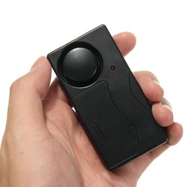 Mengshen Alarma Inalámbrica Antirrobo, Sirena con Sensor De Movimiento De Seguridad para Bicicleta, Motocicleta, Scooter, Puerta, Ventana, Vehículo, 110dB con Control Remoto