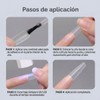 OBP Soft Gel Tips Cuadrada Mediana Para Uñas 560 Piezas