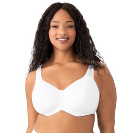 Wacoal Women's Plus-Size Basic Beauty Contour Bra, White, 40G