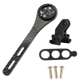 Hominas Aero Integrated Handlebar Out Front Combo Mount for Garmin Bryton, Integrated Bicycle Mount Carbon Fibre Integrated Bicycle Computer Mount