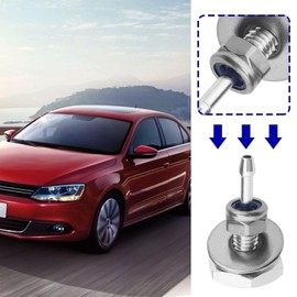 The Lord of the Tools Car Turbocharger Pipe Fitting Silicone Boost Pipe Hose Nipple Turbo Vacuum VAC Gauge Fitting TDI Aluminum Alloy Fit for 4mm Inner Diameter Pipe