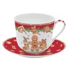 Easy Life Fancy Gingerbread Gingerbread Man Cup with Saucer 400
