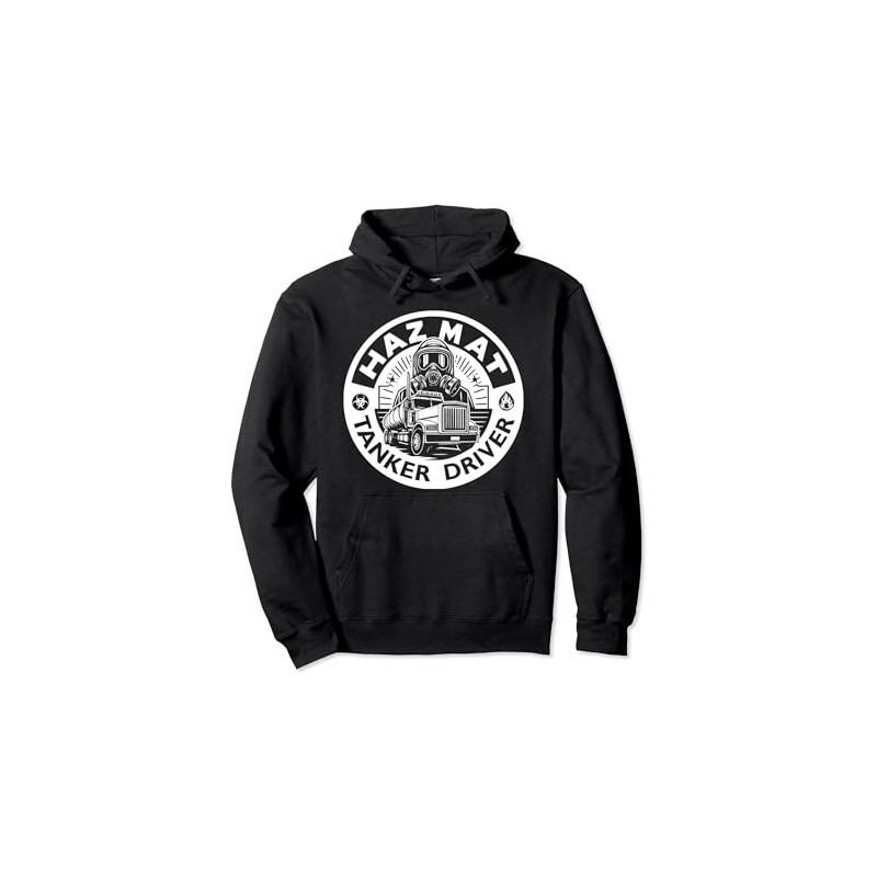 Hazmat Tanker Truck Driver Pullover Hoodie