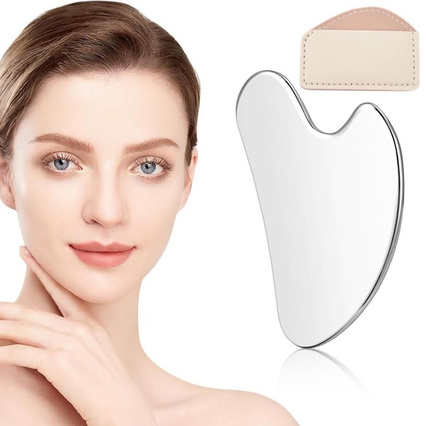 Gua Sha Stainless Steel Heart Shape Gua Sha Massage Tool,