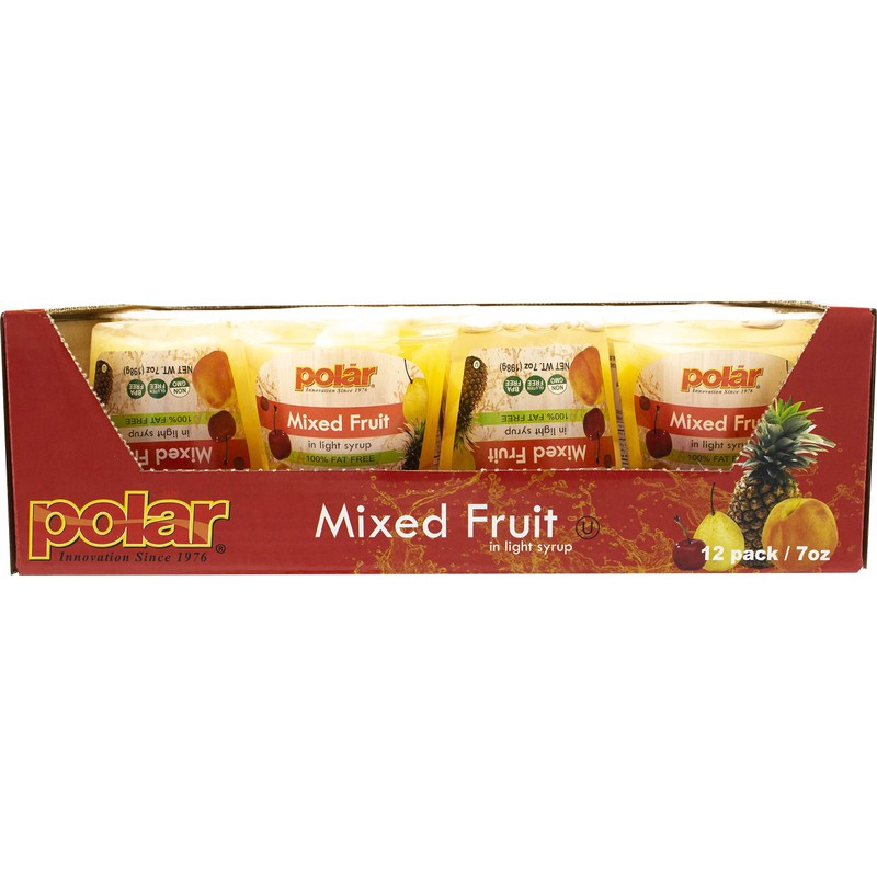 MW Polar Snack Cup, Mixed Fruits in Light Syrup, 7