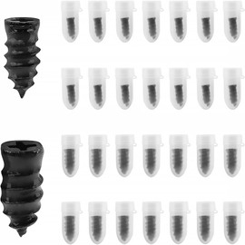 ZKSXOA 30 pieces vacuum tyre repair nail, tyre repair, tyre repair nail, with screwdriver, tyre repair rubber nail, tubeless tyre repair kit, for car, motorcycle