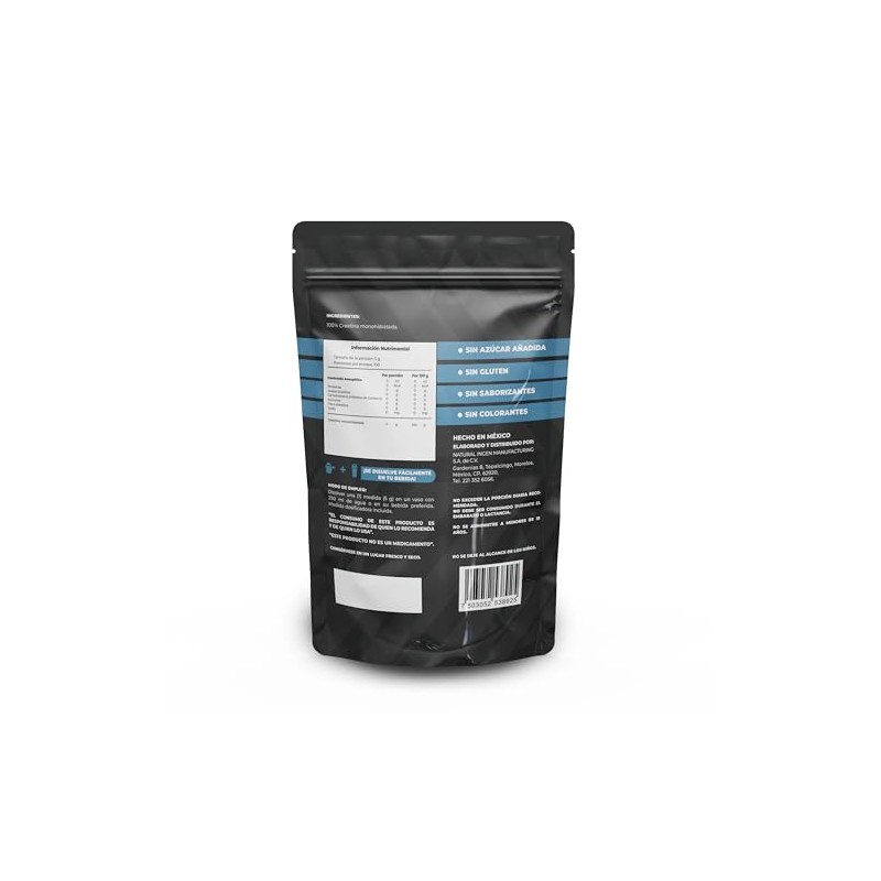 NAIMA Creatina Monohidratada 500gr | Alta Absorcion y Pureza |