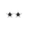 Elli Star Women Silver Crystal Stud Earrings 0303141411