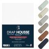 Baptiste Blanc Fitted Sheet, 160 x 200 cm, Fitted Sheet,