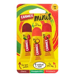 Carmex Lip Balm Squeeze Tube Minis 3 Pack