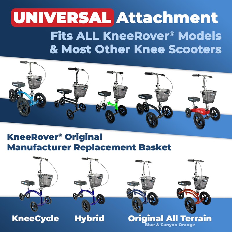 KneeRover KneeRover Knee Scooter Basket Accessory with Convenient Handle -