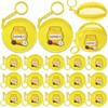Elecrainbow 15 Pack Honey Pot Mini Coin Purses with Keyring