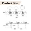 Classical Guitar String Tuning Pegs Guitar Machine Heads Set 3L