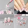 6Girds/Box Cartoon Nail Art Charms Set, 3D Cute Nail Rhinestones