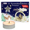 JEKA - Ebersbacher Kerzen Set of 12 Pyramid Tea Lights