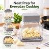 Manual Garlic Press & Slicer for Food Prep – Hand-Press