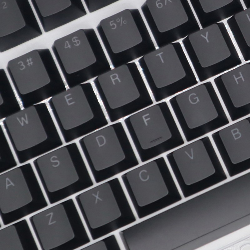 PBT Keycaps Ergonomic Design Oil Resistant Colorful 108 Key Video