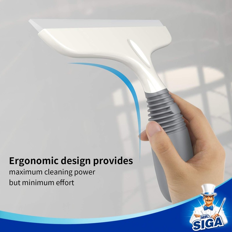 MR.SIGA Multi-Purpose Squeegee for Window, Glass, Shower Door, Car, Heavy