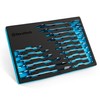 DURATECH Super-thin Open End Wrench Set, SAE(5/16" to 1-1/16") &