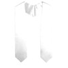 GradClassical Unisex Adult Plain Graduation Stole Sash 60" (White)